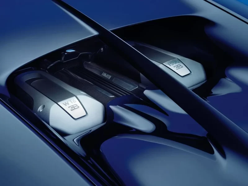 Bugatti Chiron – 7,993 l W16, 4 Turbolader, Benzin